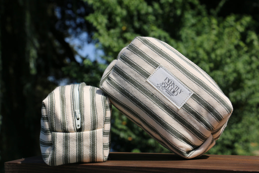 Mini Makeup Bag Sage Green